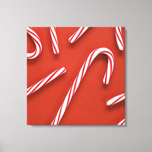 Candy Canes Leinwanddruck