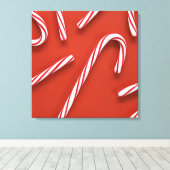 Candy Canes Leinwanddruck (Insitu (Holzboden))