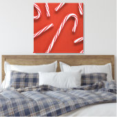 Candy Canes Leinwanddruck (Insitu (Schlafzimmer))