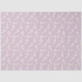 Candy Canes Lila Weihnachten Seidenpapier (Vorderseite)