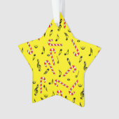 Candy Canes Musiknoten Ornament (Vorderseite)