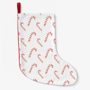 Candy Canes Muster Kleiner Weihnachtsstrumpf