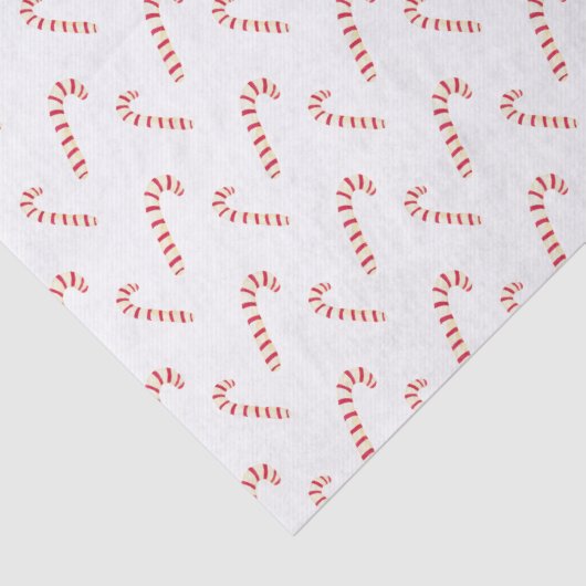 Candy Canes Muster Seidenpapier (Detail)