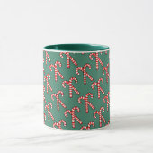 Candy Canes Muster Tasse (Zentrum)