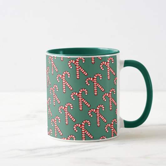 Candy Canes Muster Tasse (Rechts)