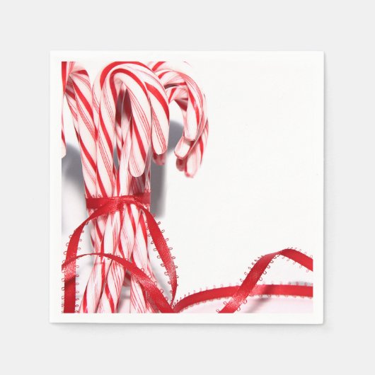 Candy Canes Napkins Serviette (Vorderseite)