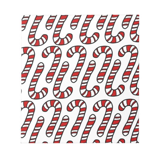 Candy Canes Notizblock (Vorderseite)
