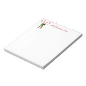 Candy Canes Notizblock (Rotiert)