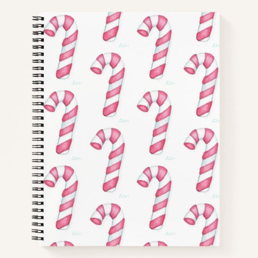 Candy Canes Notizblock (Vorderseite)