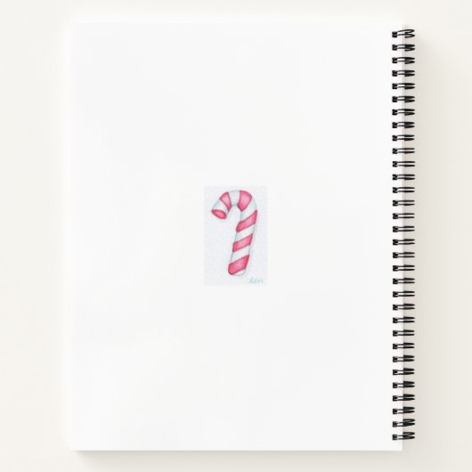 Candy Canes Notizblock (Rückseite)