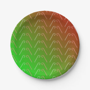 Candy Canes Pappteller