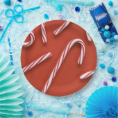 Candy Canes Pappteller (Party)