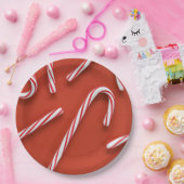 Candy Canes Pappteller (Party)