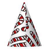 Candy Canes Partyhütchen (Rückseite)
