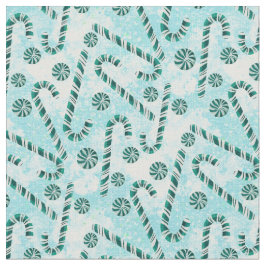 Candy Canes Peppermint Weihnachten  Stoff