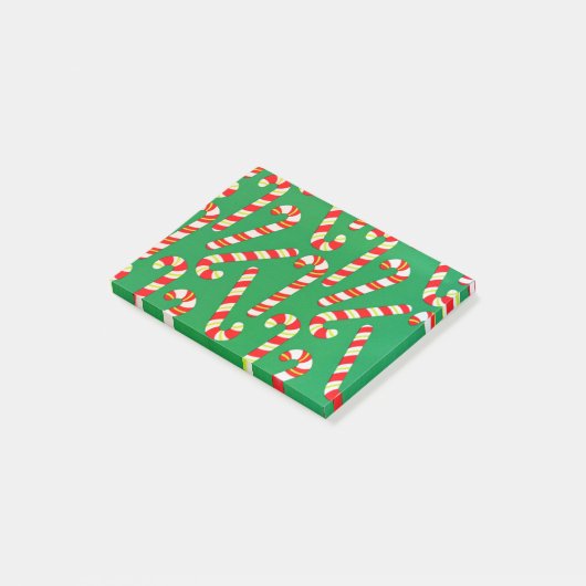 Candy Canes Post-it Klebezettel (angewinkelt)