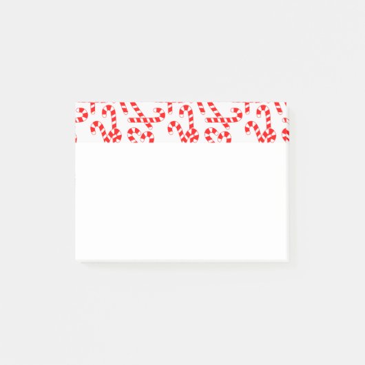 Candy Canes Post-it Klebezettel (Vorderseite)