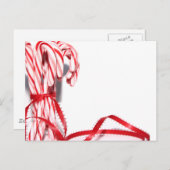 Candy Canes Postcard Postkarte (Vorne/Hinten)