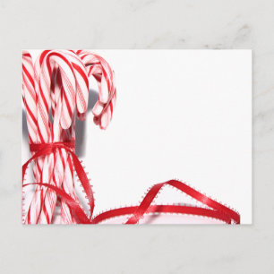 Candy Canes Postcard Postkarte