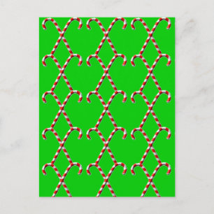 Candy Canes Postkarte