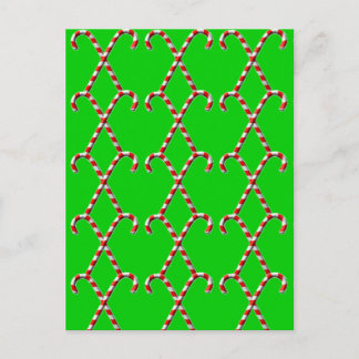 Candy Canes Postkarte