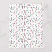 Candy Canes Postkarte (Vorderseite)