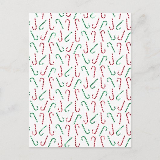 Candy Canes Postkarte (Vorderseite)