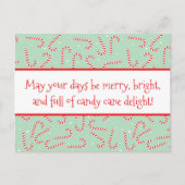 Candy Canes Postkarte (Vorderseite)
