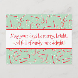Candy Canes Postkarte