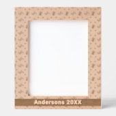 Candy Canes & Presents Pattern Name 8x10 Geätzte Rahmen (Vorderseite)