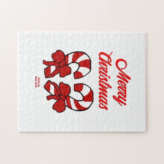 Candy Canes Puzzle 28 cm x 35,5 cm (Horizontal)