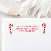 Candy Canes - Rücksendeadresse (Insitu)