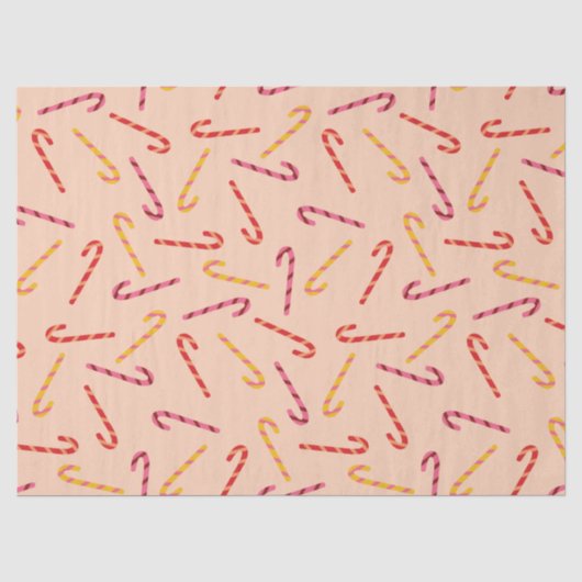 Candy Canes Seidenpapier (Vorderseite)