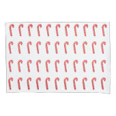 Candy Canes, Set von zwei, Standard Pillow Hüllen Kissenbezug (Vorderseite-Links)
