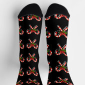 Candy Canes Socken (Oben)