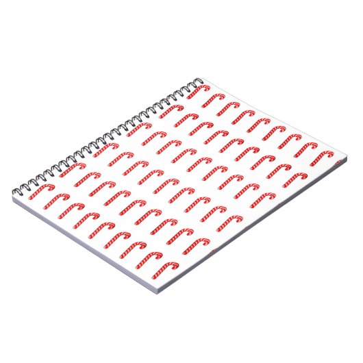 Candy Canes Spiral Foto Notebook Notizblock (Linke Seite)