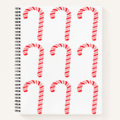 Candy Canes Spiral Notebook Notizblock (Vorderseite)