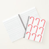Candy Canes Spiral Notebook Notizblock (Innenseite)