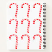 Candy Canes Spiral Notebook Notizblock (Rückseite)