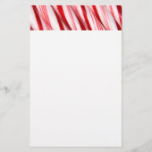 Candy Canes Stationery Briefpapier (Vorderseite)