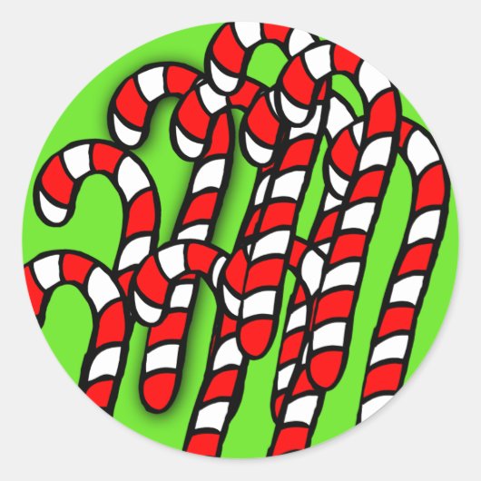 Candy Canes Stickers (Vorderseite)