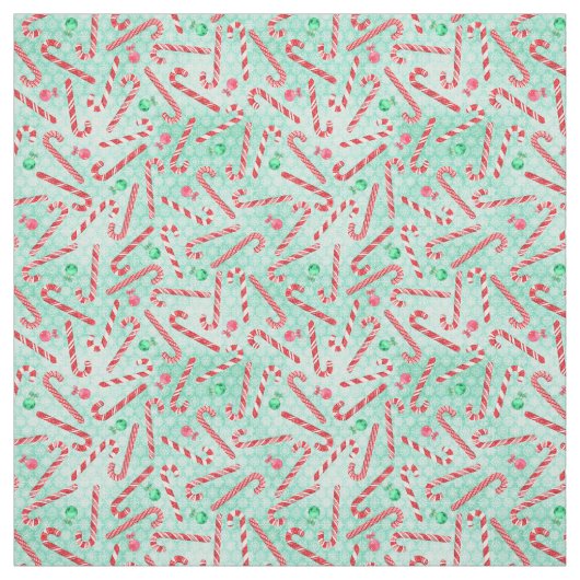 Candy Canes Stoff (Muster)