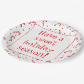 Candy Canes Sweet Holiday Paper Teller (Schrägansicht)