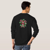 Candy canes T-Shirt (Schwarz voll)