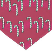 Candy Canes Table Runner Großer Tischläufer (Ecke)