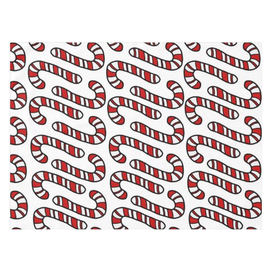 Candy Canes Tischdecke (Vorderseite (Horizontal))