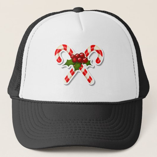 Candy Canes Truckerkappe (Vorderseite)