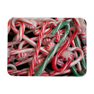 Candy Canes und Pfefferminz Weihnachtsfeiertag Magnet