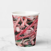 Candy Canes und Pfefferminz Weihnachtsfeiertag Pappbecher (Links)