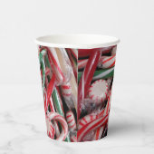 Candy Canes und Pfefferminz Weihnachtsfeiertag Pappbecher (Rechts)